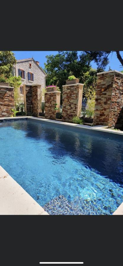La Suite De Charme Du Mas De La Fontaine De Jonquier Avec Spa Privatif Séguret Dış mekan fotoğraf