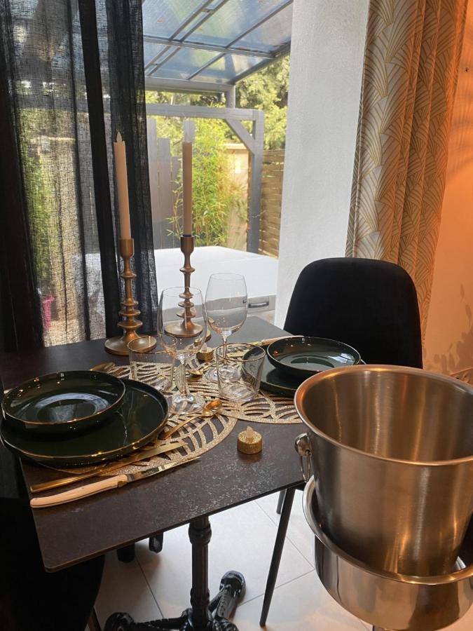 La Suite De Charme Du Mas De La Fontaine De Jonquier Avec Spa Privatif Séguret Dış mekan fotoğraf