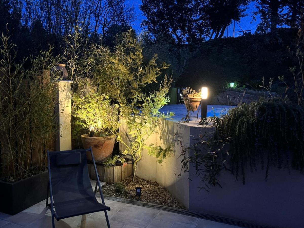 La Suite De Charme Du Mas De La Fontaine De Jonquier Avec Spa Privatif Séguret Dış mekan fotoğraf